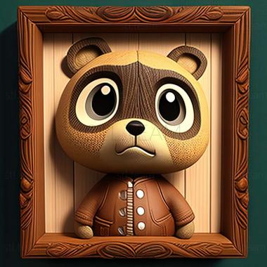 3D модель Том Нук з Animal Crossing (STL)